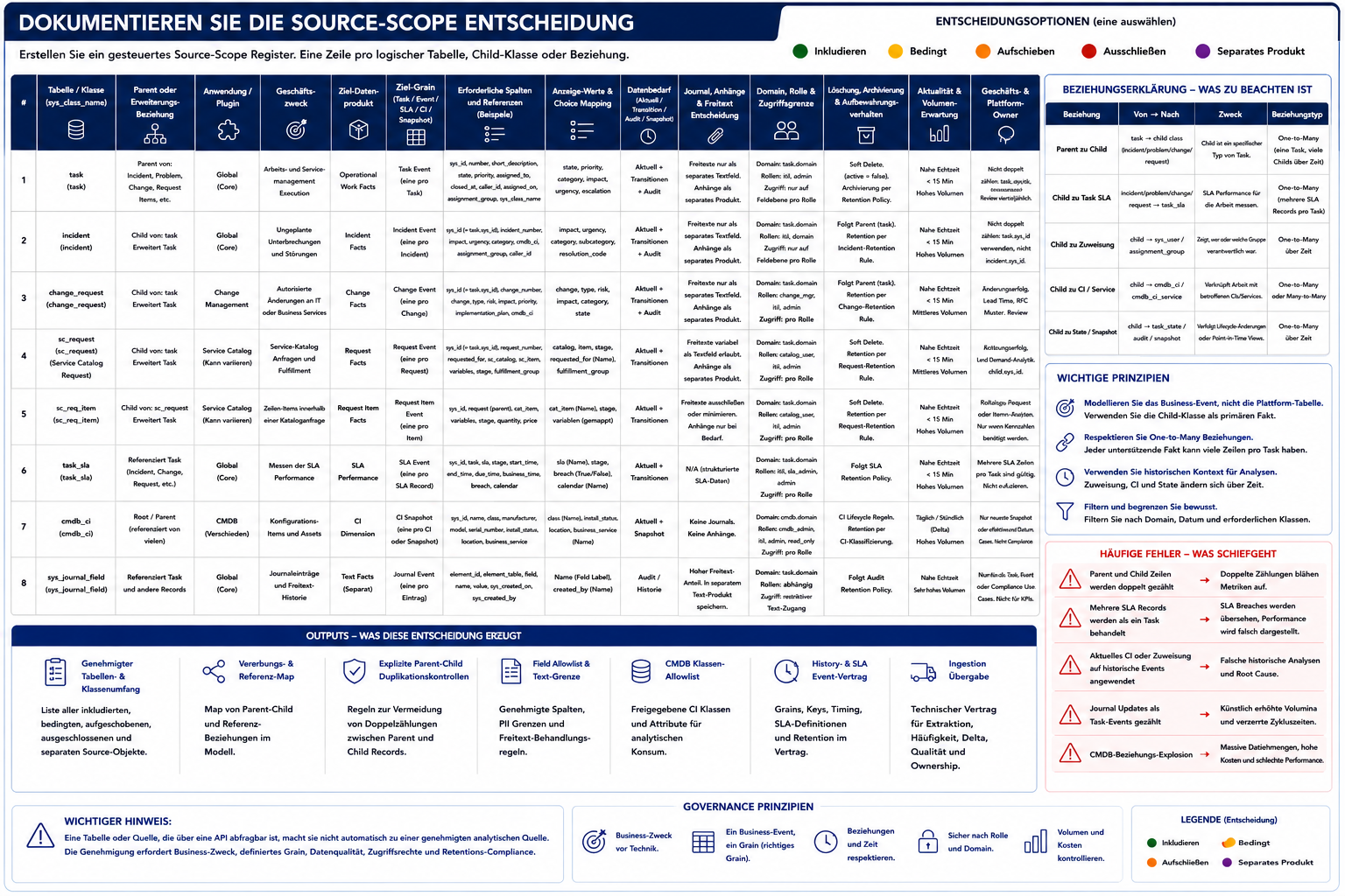 Die Source-Scope-Entscheidung dokumentieren